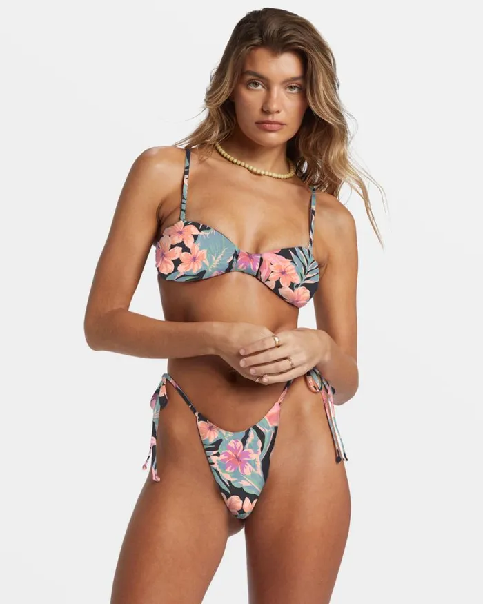 Billabong Bikinis Nights In Paradise SideTie Skimpy Bikini Bottoms Multi 8211 Women