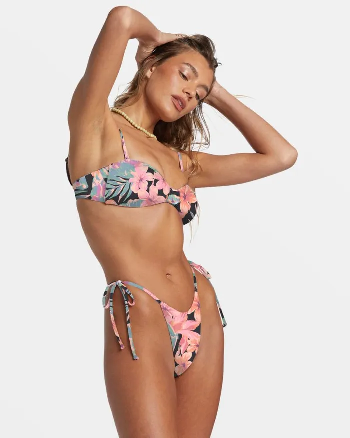 Billabong Bikinis Nights In Paradise SideTie Skimpy Bikini Bottoms Multi 8211 Women