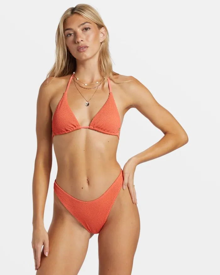 Billabong Bikinis Summer High Skimpy Hike Bikini Bottoms Papaya 8211 Women
