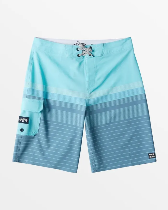 Billabong Boys039 Boardshorts Boys All Day Heather Stripe Pro 18034 Boardshorts Bay Blue 8211 Men