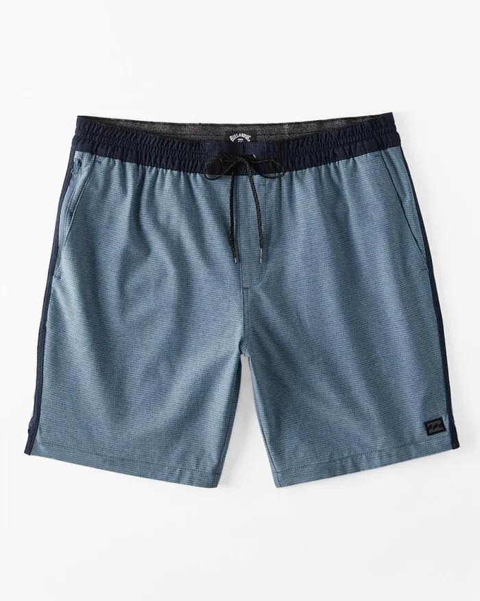 Billabong Boys039 Bottoms Boys Crossfire Elastic Waist 16034 Shorts Denim Blue 8211 Men