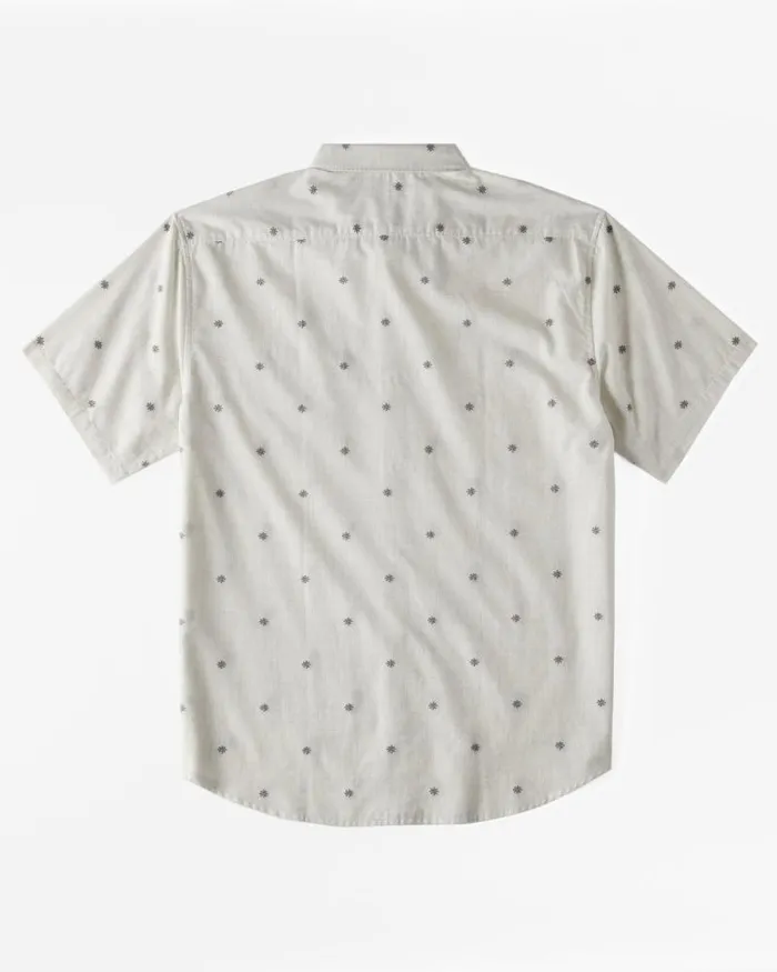 Billabong Boys 27 Yrs Boys 27 All Day Jacquard Short Sleeve Shirt Chino 8211 Men