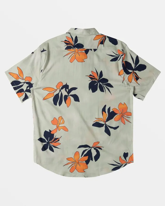 Billabong Boys 27 Yrs Boys 27 Sundays Short Sleeve Shirt Seafoam 8211 Men