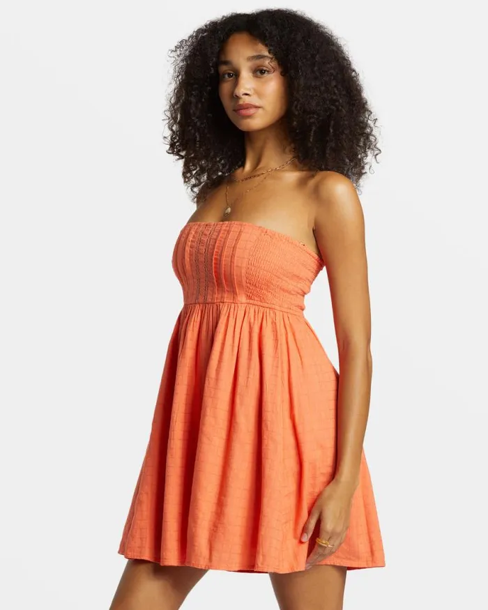 Billabong Dresses Summers End Mini Dress Sweet Papaya 8211 Women Billabong Dresses Summers End Mini Dress Sweet Papaya 8211 Women