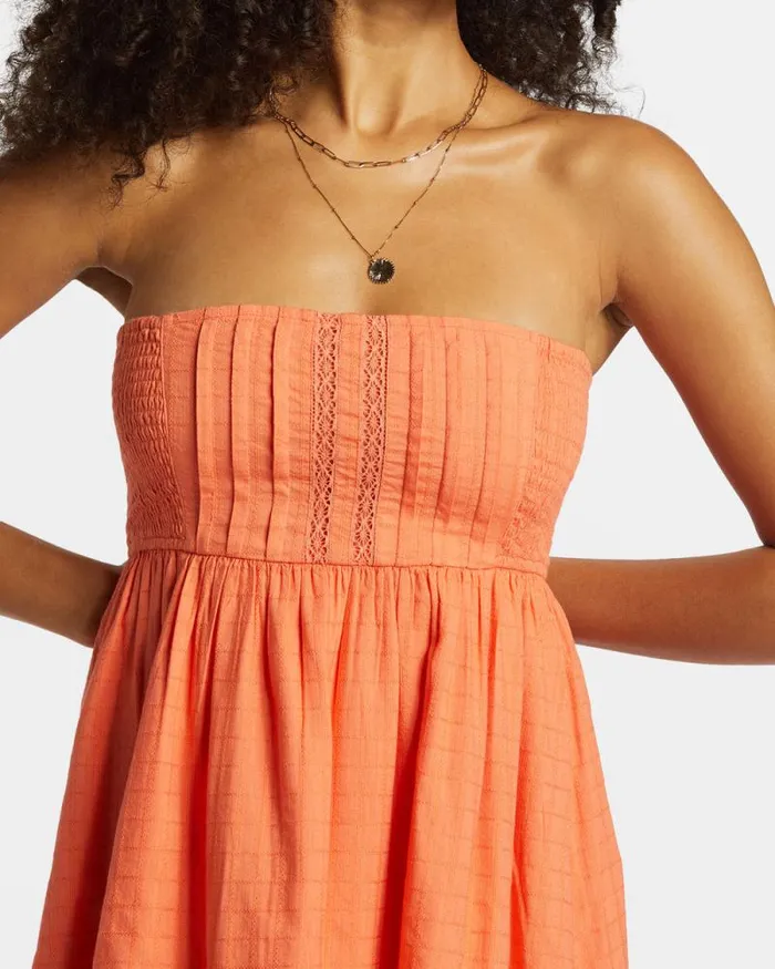 Billabong Dresses Summers End Mini Dress Sweet Papaya 8211 Women Billabong Dresses Summers End Mini Dress Sweet Papaya 8211 Women