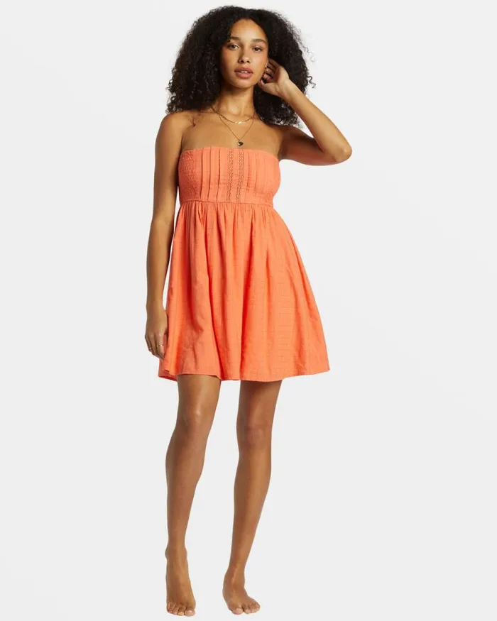 Billabong Dresses Summers End Mini Dress Sweet Papaya 8211 Women Billabong Dresses Summers End Mini Dress Sweet Papaya 8211 Women