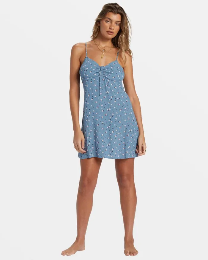 Billabong Dresses Sun Chaser Mini Slip Dress Blue Shadow 8211 Women Billabong Dresses Sun Chaser Mini Slip Dress Blue Shadow 8211 Women