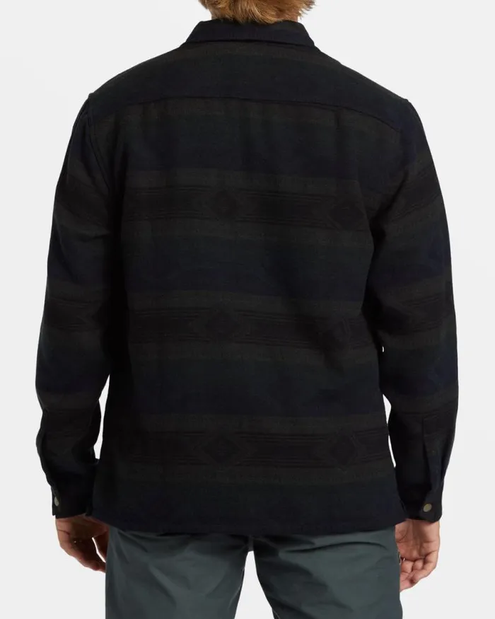 Billabong Flannels Lodge Long Sleeve Flannel Shirt Military 8211 Men Billabong Flannels Lodge Long Sleeve Flannel Shirt Military 8211 Men