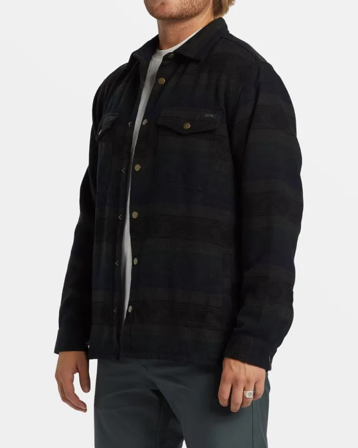 Billabong Flannels Lodge Long Sleeve Flannel Shirt Military 8211 Men Billabong Flannels Lodge Long Sleeve Flannel Shirt Military 8211 Men