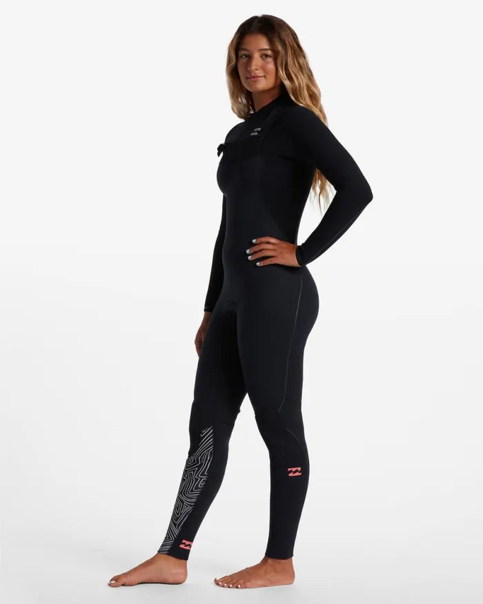 Billabong Fullsuits 32 Furnace Comp Chest Zip Wetsuit Midnight Trails 8211 Women Billabong Fullsuits 32 Furnace Comp Chest Zip Wetsuit Midnight Trails 8211 Women