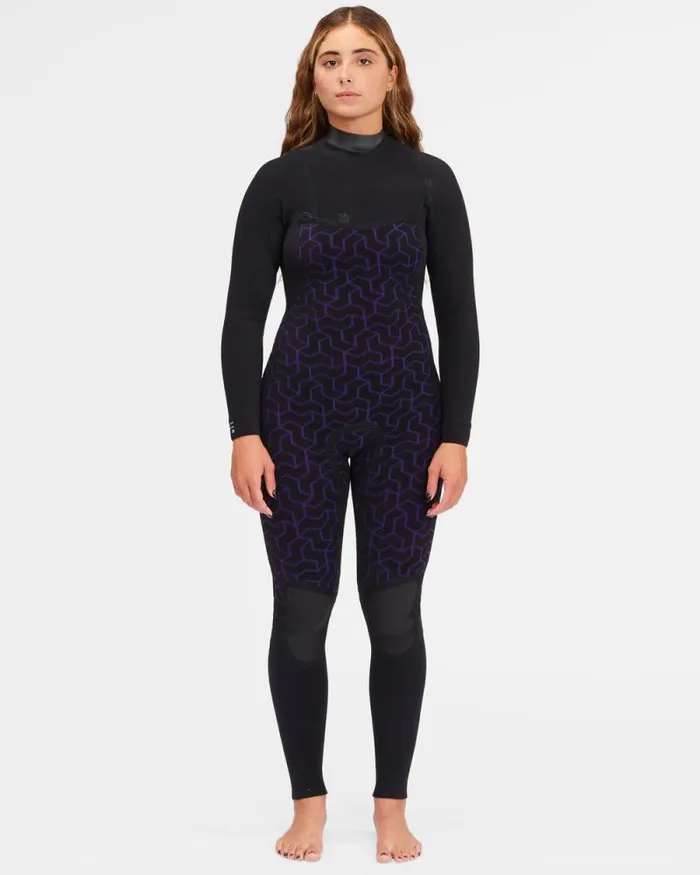 Billabong Fullsuits 32 Furnace Comp Chest Zip Wetsuit Midnight Trails 8211 Women Billabong Fullsuits 32 Furnace Comp Chest Zip Wetsuit Midnight Trails 8211 Women