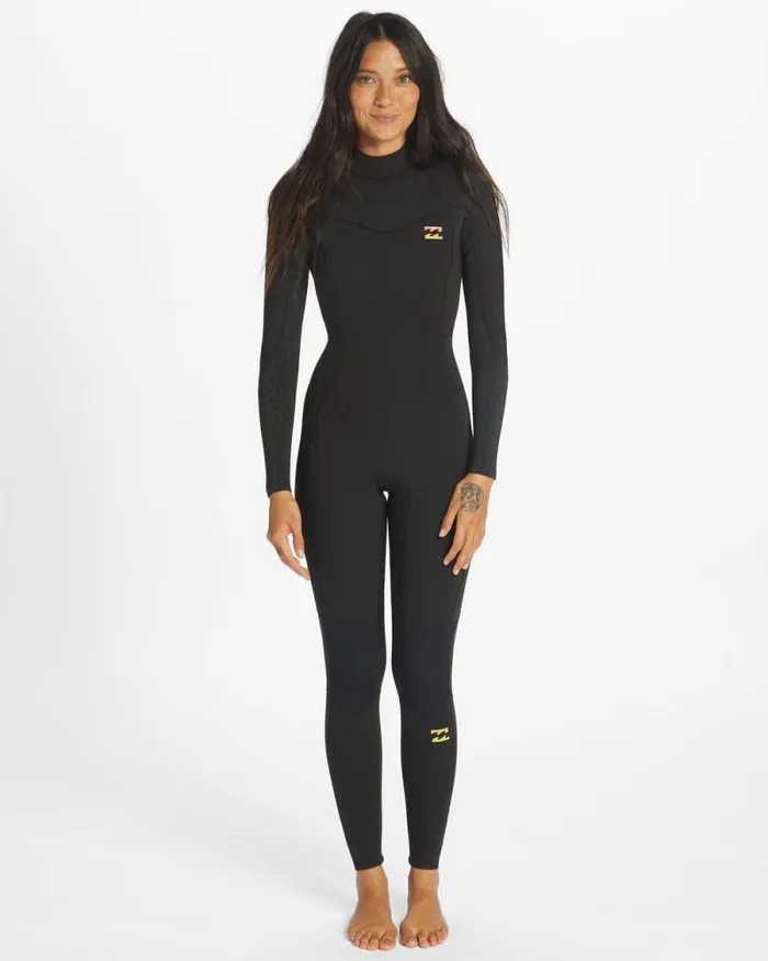 Billabong Fullsuits 32 Synergy Back Zip Full Wetsuit Wild Black 8211 Women