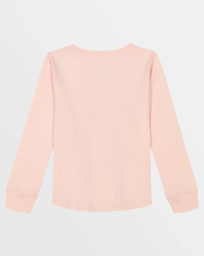 Billabong Girls039 Tops Girls Nature Free Long Sleeve TShirt Feelin Peachy 8211 Women