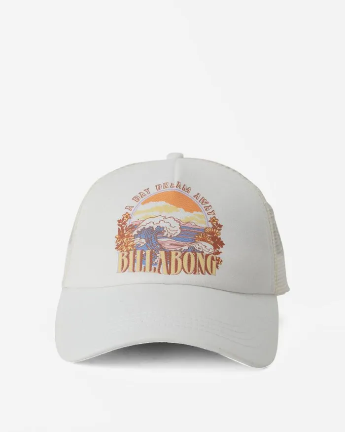 Billabong Hats and Beanies Aloha Forever Trucker Hat Salt Crystal 3 8211 Women Billabong Hats and Beanies Aloha Forever Trucker Hat Salt Crystal 3 8211 Women