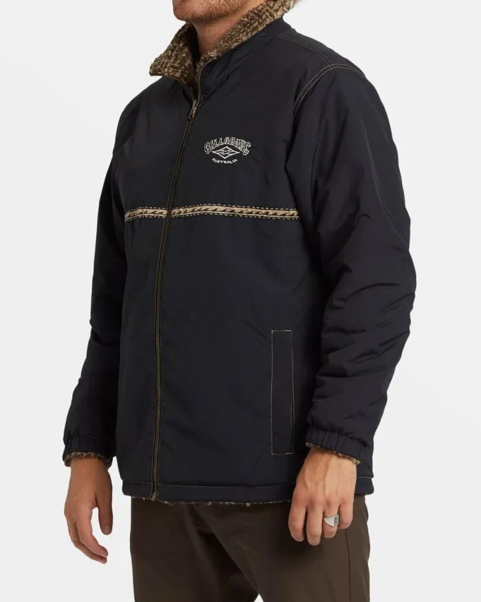 Billabong Jackets Gnaraloo Reversible Jacket Stealth 8211 Men