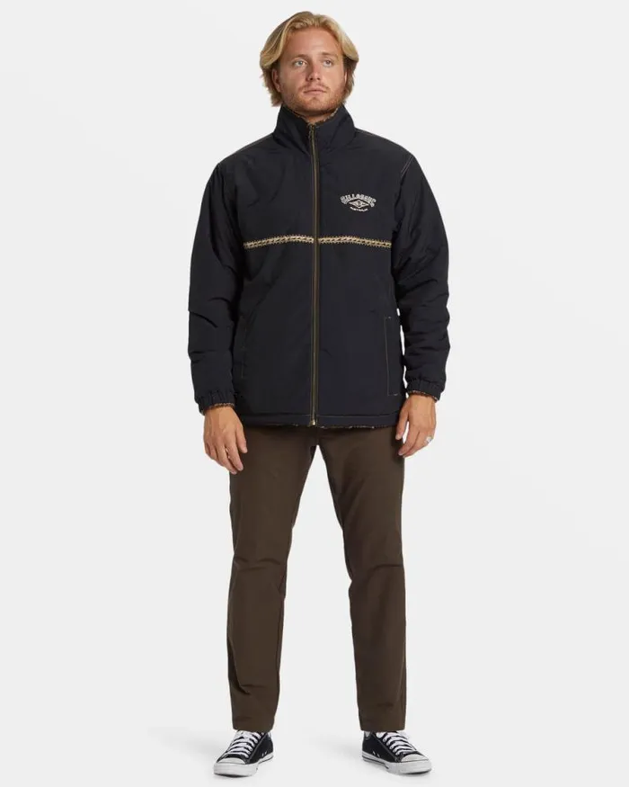 Billabong Jackets Gnaraloo Reversible Jacket Stealth 8211 Men