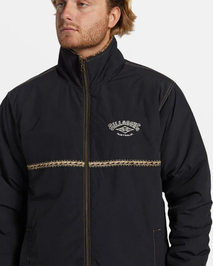 Billabong Jackets Gnaraloo Reversible Jacket Stealth 8211 Men