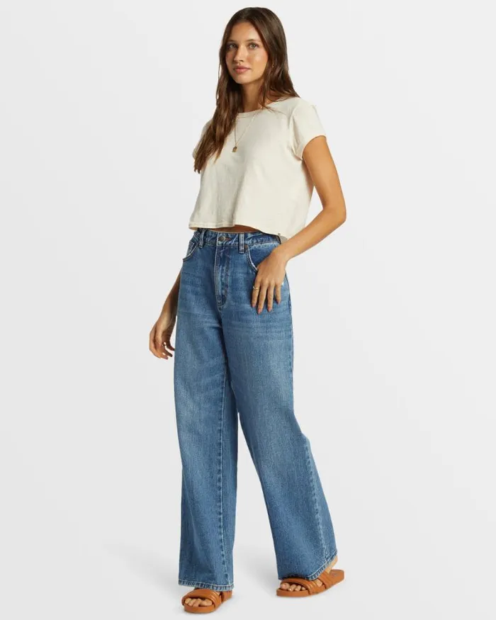 Billabong Jeans and Pants Aaliyah Baggy Jeans Medium Denim 8211 Women Billabong Jeans and Pants Aaliyah Baggy Jeans Medium Denim 8211 Women