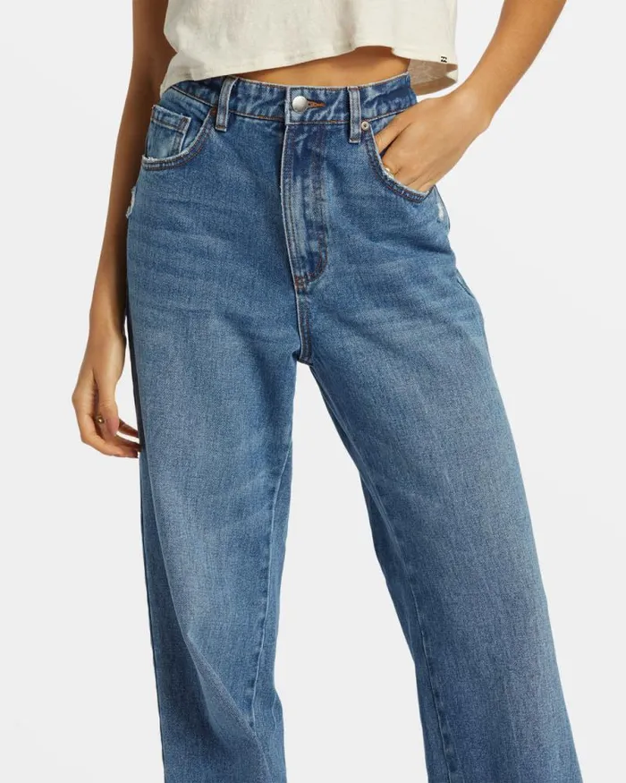 Billabong Jeans and Pants Aaliyah Baggy Jeans Medium Denim 8211 Women Billabong Jeans and Pants Aaliyah Baggy Jeans Medium Denim 8211 Women