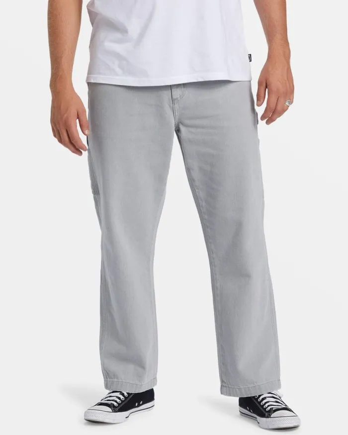 Billabong Jeans and Pants Bad Dog Workwear Jeans Grey 8211 Men