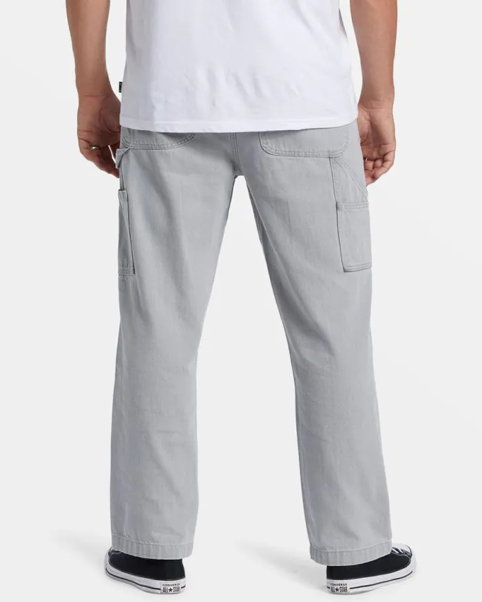 Billabong Jeans and Pants Bad Dog Workwear Jeans Grey 8211 Men