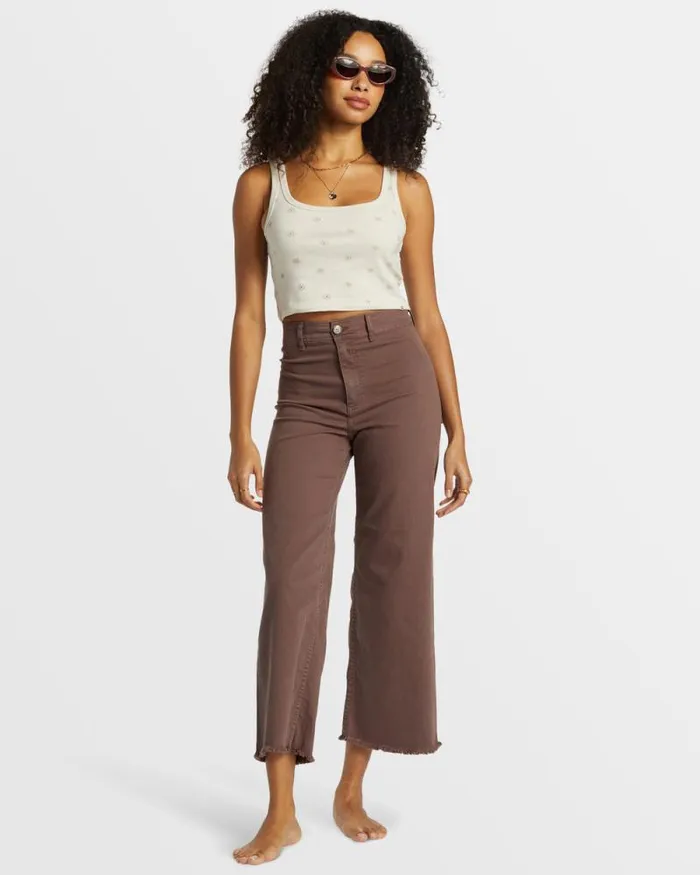 Billabong Jeans and Pants Free Fall HighWaist Pants Kona 8211 Women
