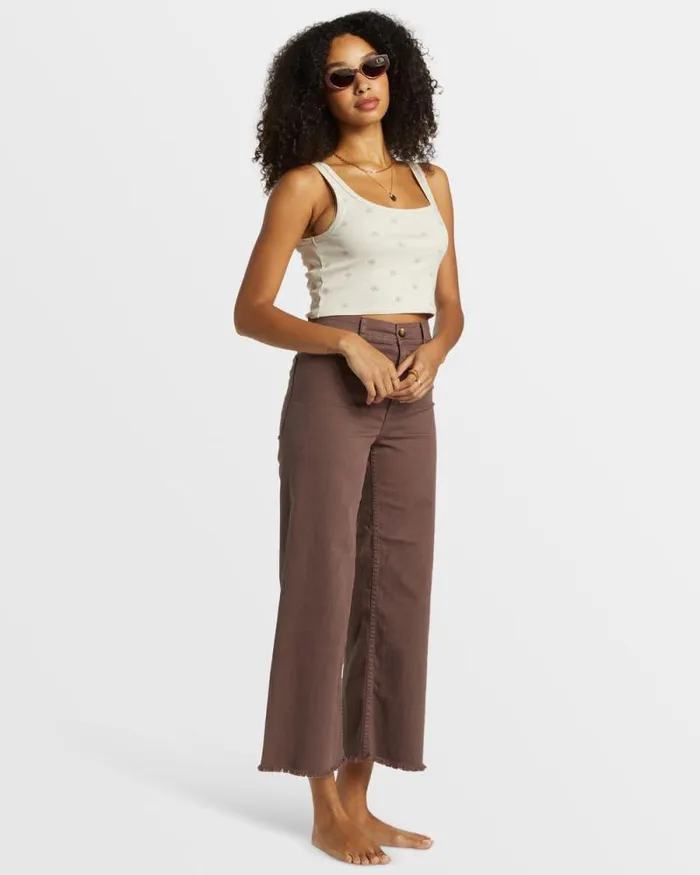Billabong Jeans and Pants Free Fall HighWaist Pants Kona 8211 Women