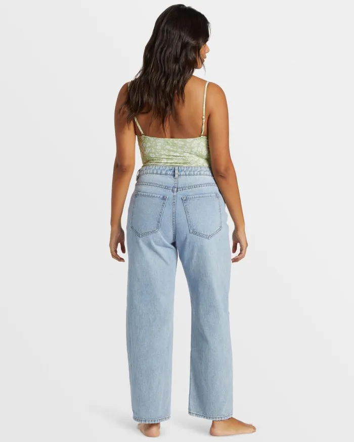 Billabong Jeans and Pants High Tides StraightLeg Jeans Indigo Rinse 8211 Women Billabong Jeans and Pants High Tides StraightLeg Jeans Indigo Rinse 8211 Women
