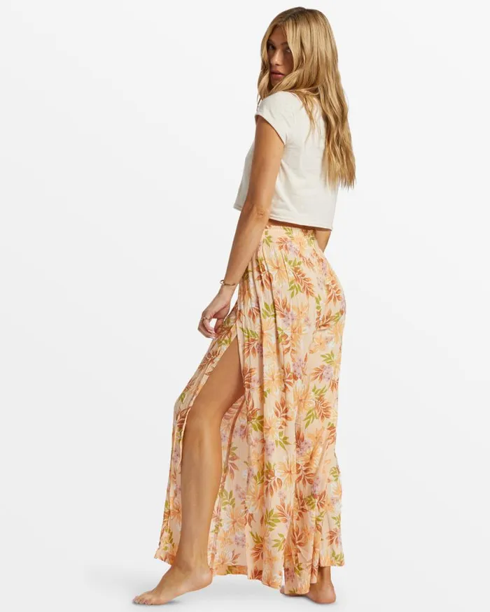 Billabong Jeans and Pants Split Spirit Floral Pants Peach Whip 8211 Women