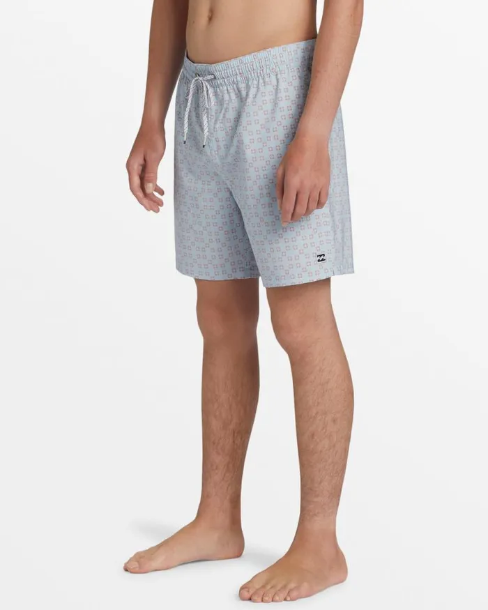 Billabong Layback Boardshorts Sundays Layback 17034 Swim Trunks Ash Blue 8211 Men
