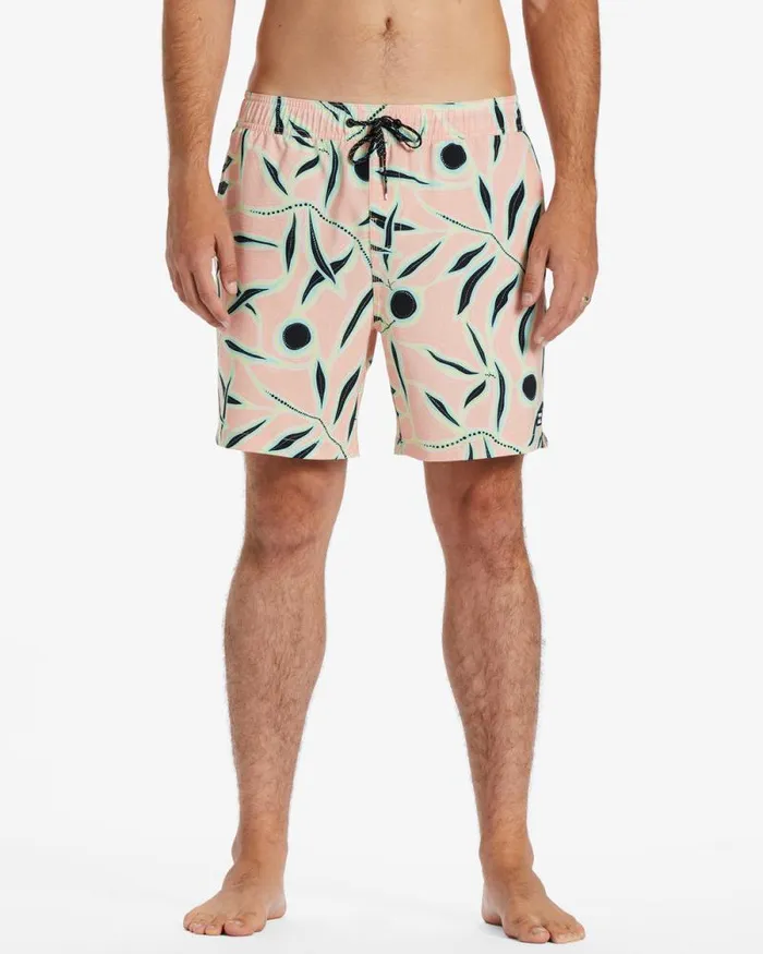 Billabong Layback Boardshorts Sundays Layback 17034 Swim Trunks Melon 8211 Men