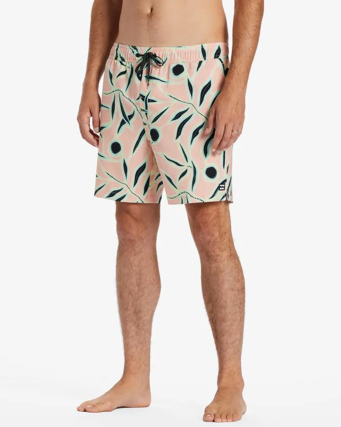 Billabong Layback Boardshorts Sundays Layback 17034 Swim Trunks Melon 8211 Men