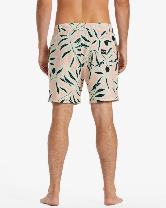 Billabong Layback Boardshorts Sundays Layback 17034 Swim Trunks Melon 8211 Men