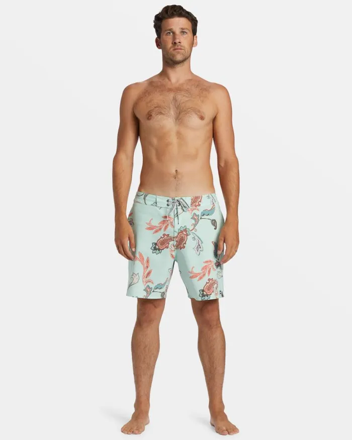 Billabong Lo Tide Boardshorts Good Times Lo Tide 18034 Swim Trunks Mist Green 8211 Men
