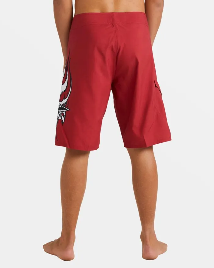 Billabong Long Length 18034 8211 21034 Flame Boardshort 21034 Core Red 8211 Men