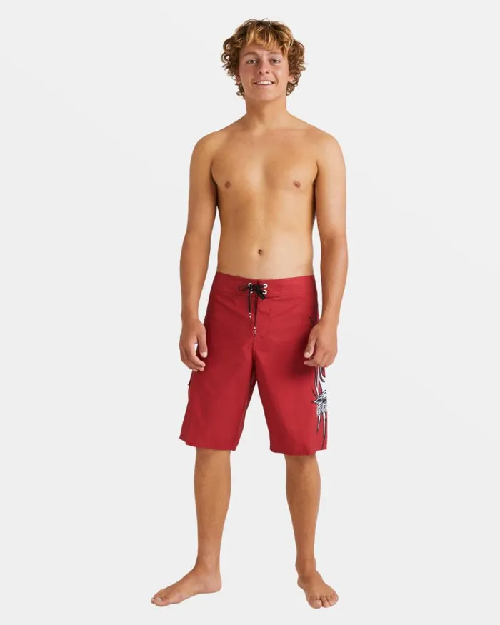 Billabong Long Length 18034 8211 21034 Flame Boardshort 21034 Core Red 8211 Men