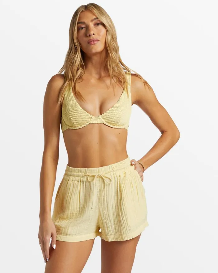 Billabong Matching Sets Day Tripper Shorts Mellow Yellow 8211 Women
