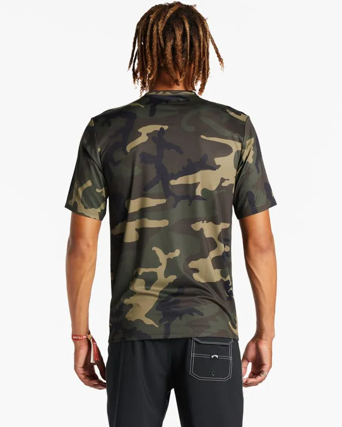 Billabong Rashguards and Surf Tees Arch Mesh Loose Fit Upf 50 Short Sleeve Surf Tee Surplus 8211 Men Billabong Rashguards and Surf Tees Arch Mesh Loose Fit Upf 50 Short Sleeve Surf Tee Surplus 8211 Men