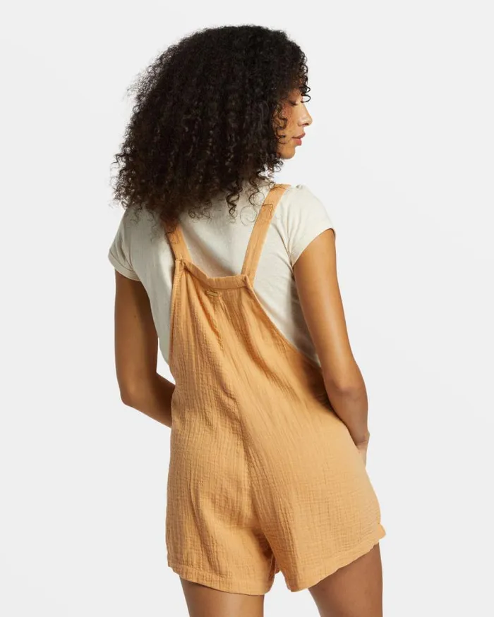 Billabong Rompers and Jumpsuits Beach Crush Romper Baked Clay 8211 Women