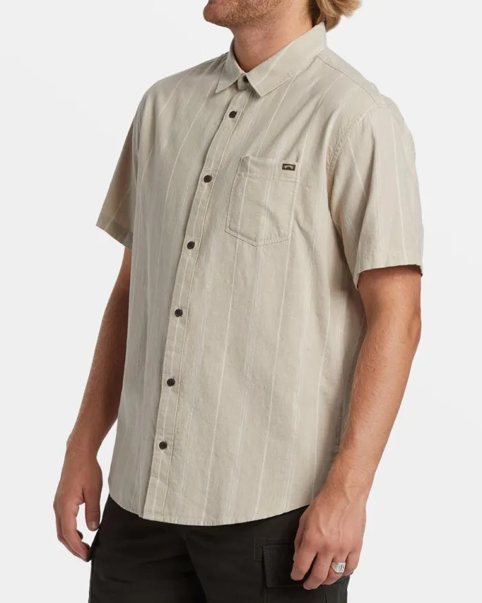 Billabong Shirts All Day Stripe Short Sleeve Shirt Chino 8211 Men Billabong Shirts All Day Stripe Short Sleeve Shirt Chino 8211 Men