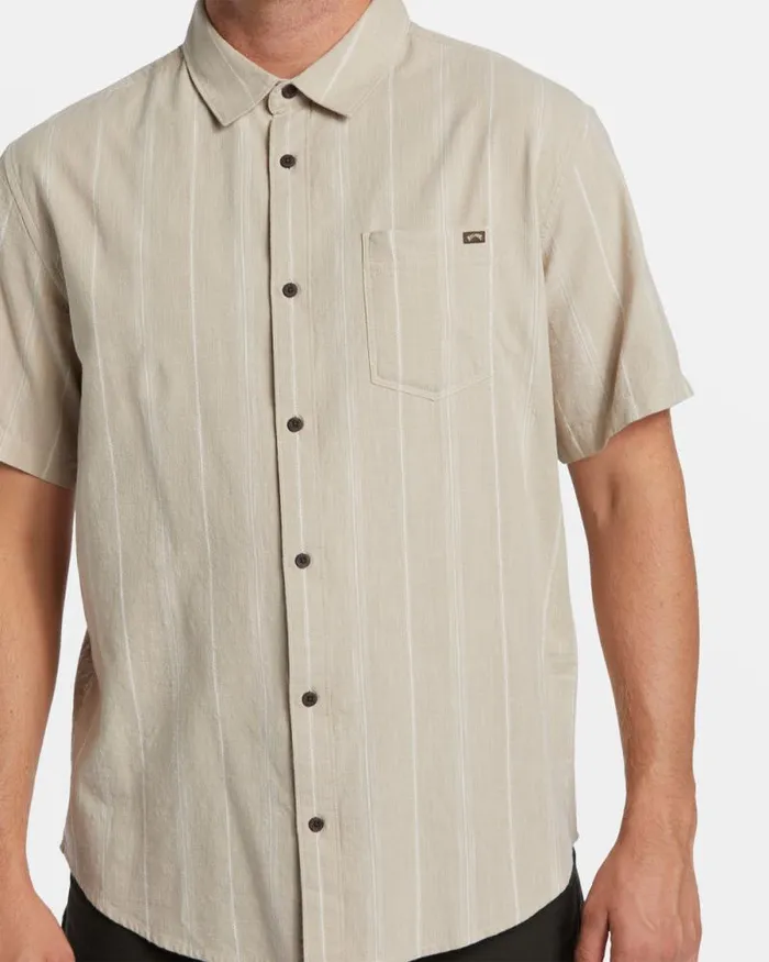 Billabong Shirts All Day Stripe Short Sleeve Shirt Chino 8211 Men Billabong Shirts All Day Stripe Short Sleeve Shirt Chino 8211 Men