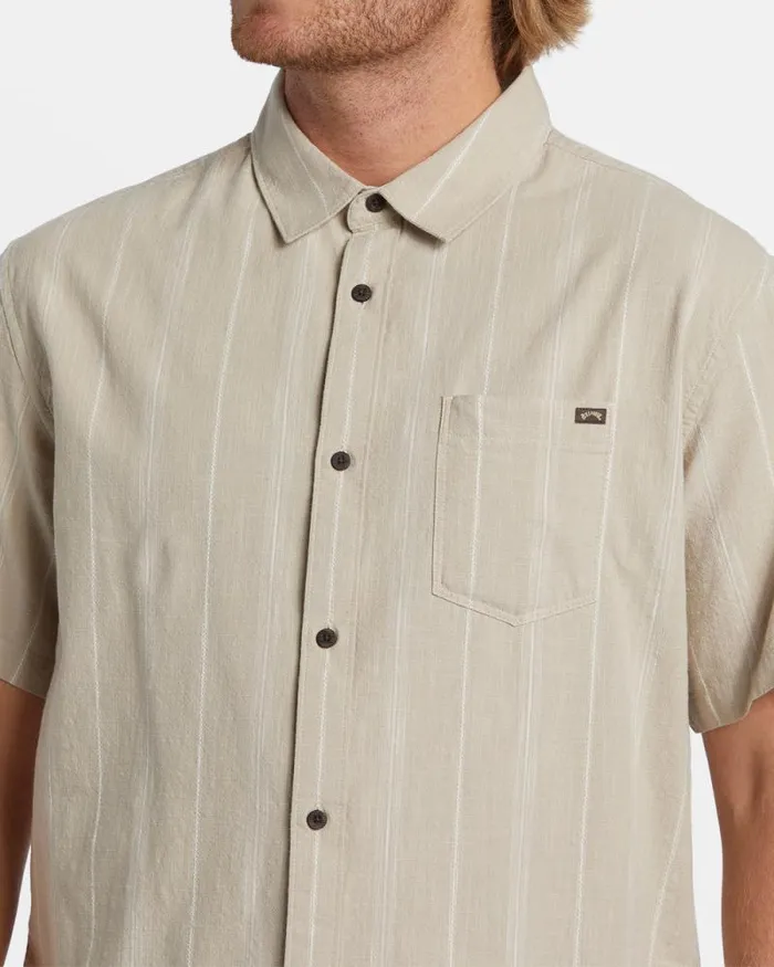 Billabong Shirts All Day Stripe Short Sleeve Shirt Chino 8211 Men Billabong Shirts All Day Stripe Short Sleeve Shirt Chino 8211 Men