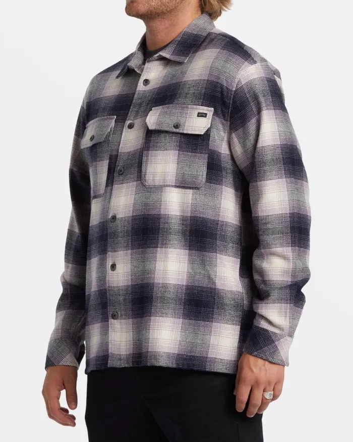 Billabong Shirts Offshore Long Sleeve Flannel Shirt Purple Ash 8211 Men Billabong Shirts Offshore Long Sleeve Flannel Shirt Purple Ash 8211 Men