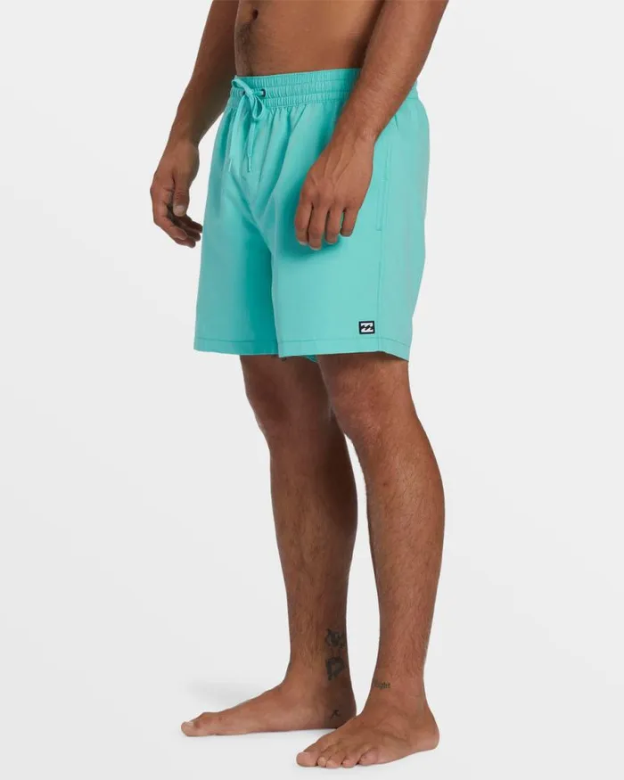 Billabong Short Length 16034 8211 175034 All Day Layback 16034 Swim Trunks Poolside Blue 8211 Men