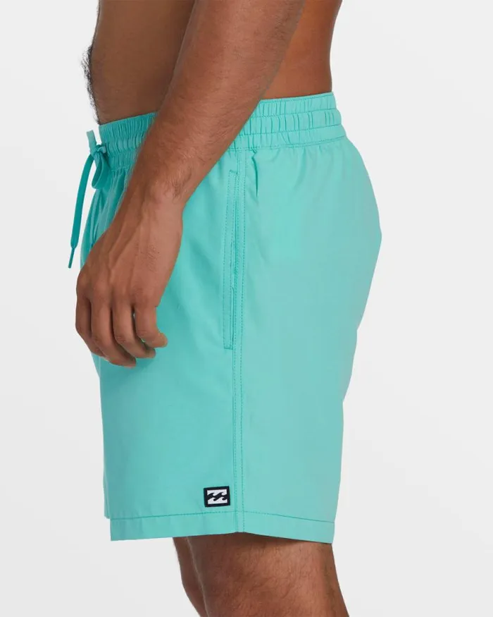 Billabong Short Length 16034 8211 175034 All Day Layback 16034 Swim Trunks Poolside Blue 8211 Men