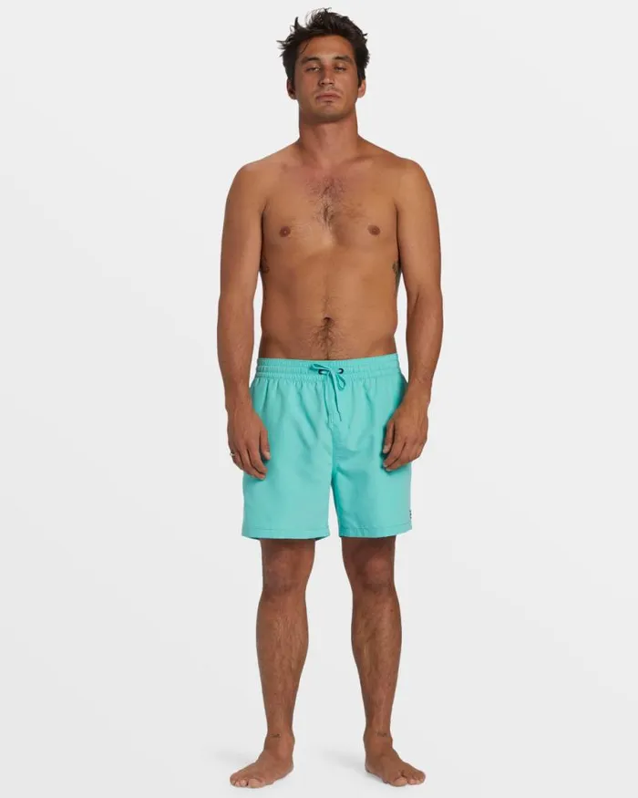 Billabong Short Length 16034 8211 175034 All Day Layback 16034 Swim Trunks Poolside Blue 8211 Men