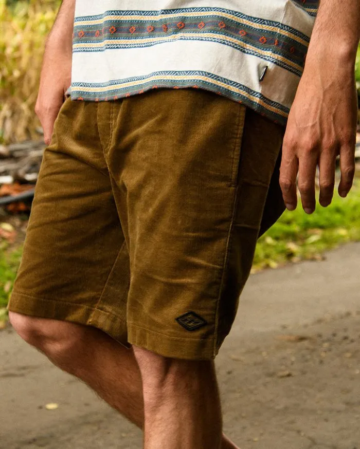 Billabong Shorts Larry Layback Corduroy 18034 Shorts Otter 8211 Men