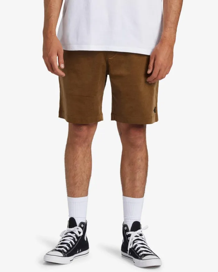 Billabong Shorts Larry Layback Corduroy 18034 Shorts Otter 8211 Men