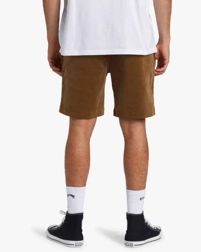 Billabong Shorts Larry Layback Corduroy 18034 Shorts Otter 8211 Men