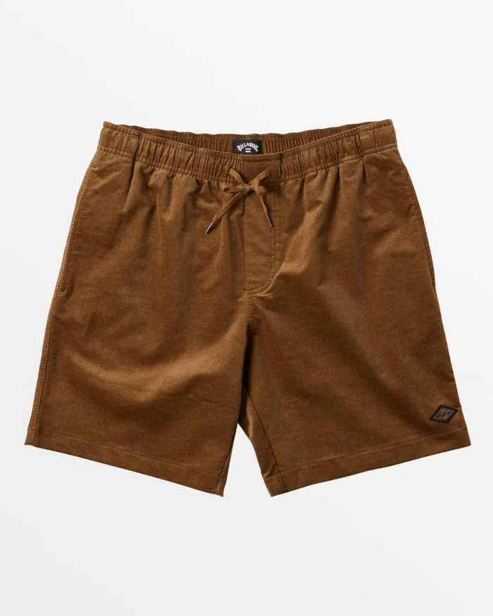 Billabong Shorts Larry Layback Corduroy 18034 Shorts Otter 8211 Men